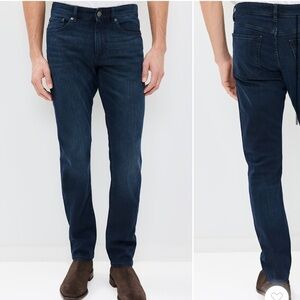 DL1961 Russell slim straight jeans 33 x 30 excellent condition. Dark wash knit